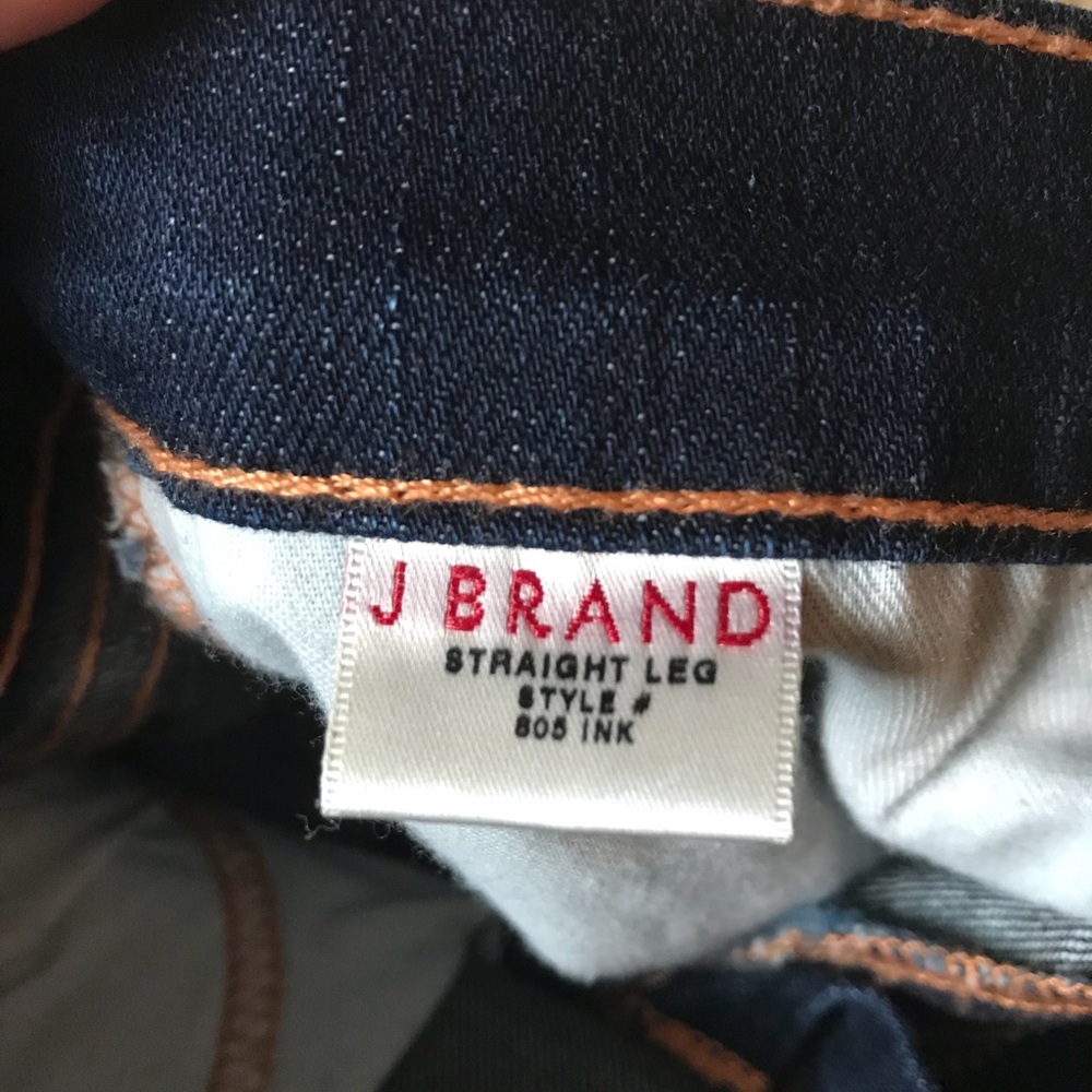 J Brand Straight Leg 805 Ink Jeans - Picture 4 of 7